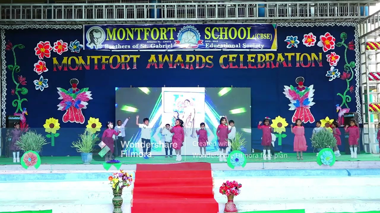 MONTFORT ANNUAL AWARDS CELEBRATION 2025-26  LKG & UKG DANCE