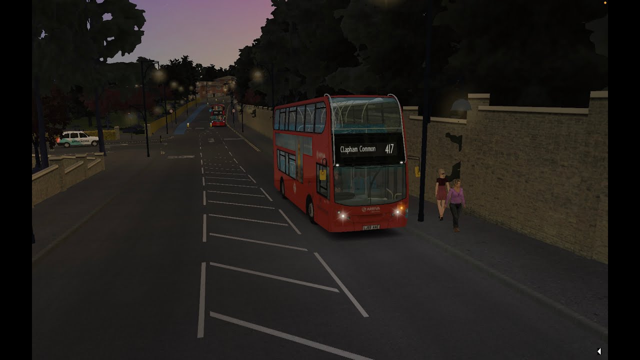 OMSI 2 London (AI) - London Bus Route 417 Towards Clapham Common (Short)