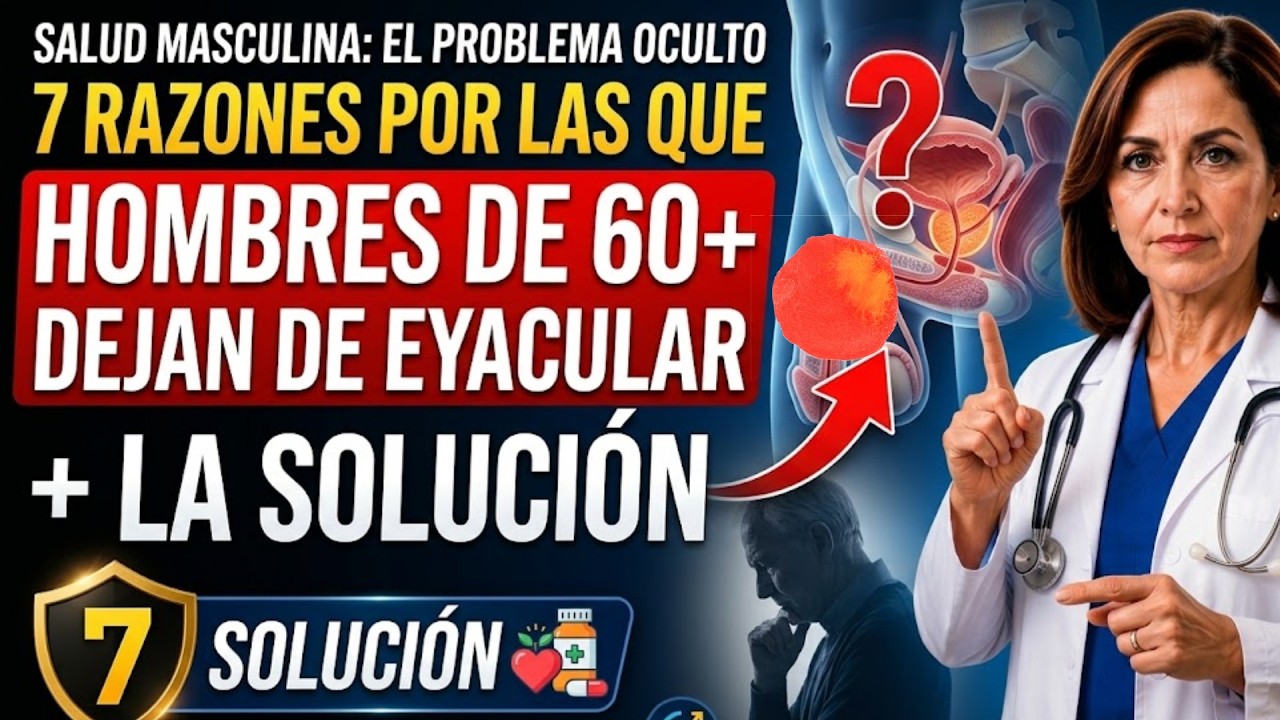 MÉDICO REVELA: 7 Razones Por Las Que Hombres De 60+ DEJAN DE EYACULAR + Solución | Salud Masculina