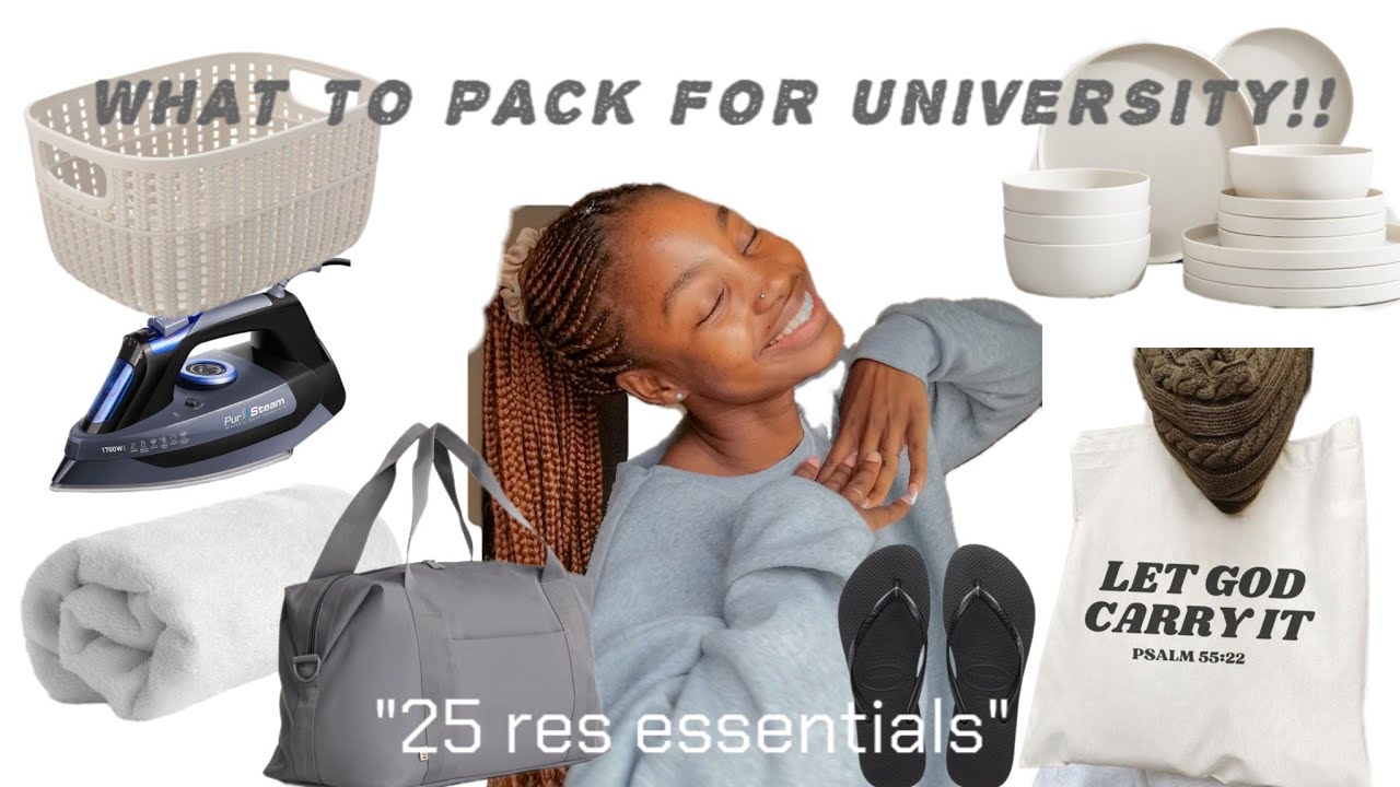 WHAT TO PACK FOR UNIVERSITY... *25 University essentials!!! |South African YouTuber✨