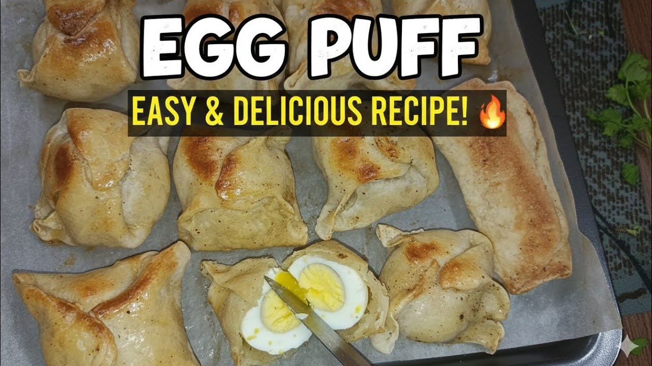 Bakery Style Egg Puff | Easy & Delicious Recipe