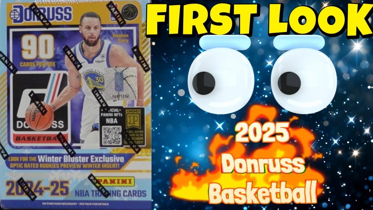 👀First Look👀 2025 Donruss Basketball Blasters 🔥Winter Exclusive