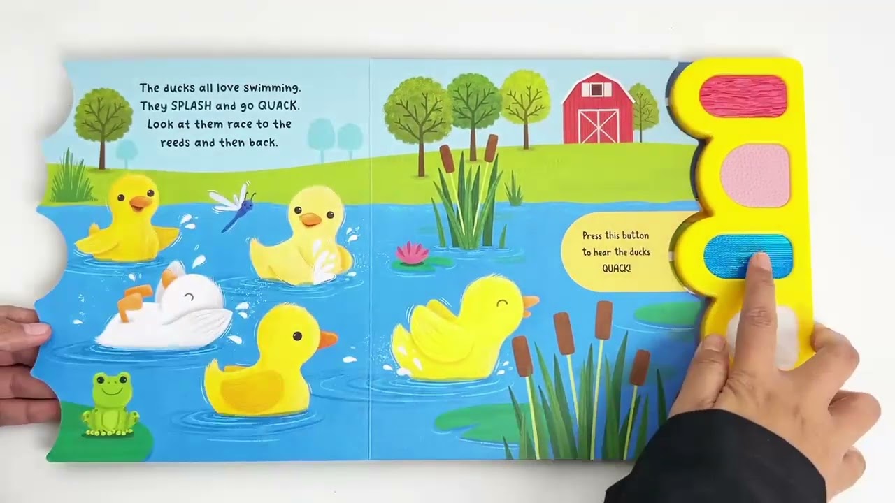 2147476 4 Sensory Touch & Feel Sound Books Gift Set (Pets Ocean Safari & Farm Animals)