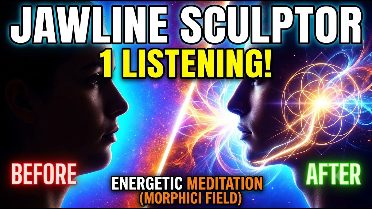 Sculpted Jawline (Unisex) – Energetic Meditation for Facial Definition & Harmony | Morphic Field