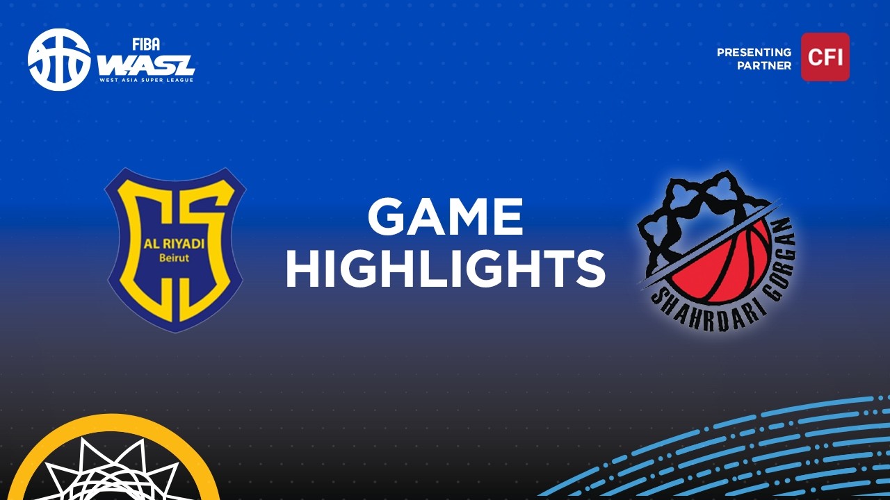 FIBA WASL 25/26 West Asia League Group Phase | AL RIYADI BEIRUT VS SHAHRDARI GORGAN| GAME HIGHLIGHTS