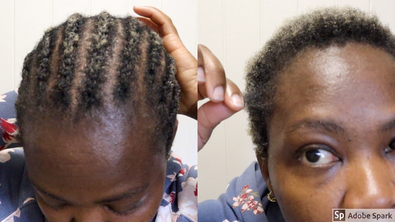 How i Cornrow my Super Short hair