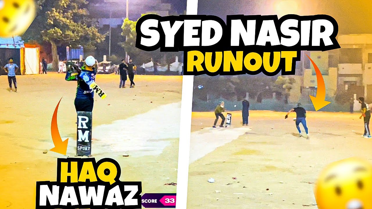 50+ Year Old Uncle ne SYED NASIR ko Runout Krdiya OR Crowd Hooting krne Lag Gaya