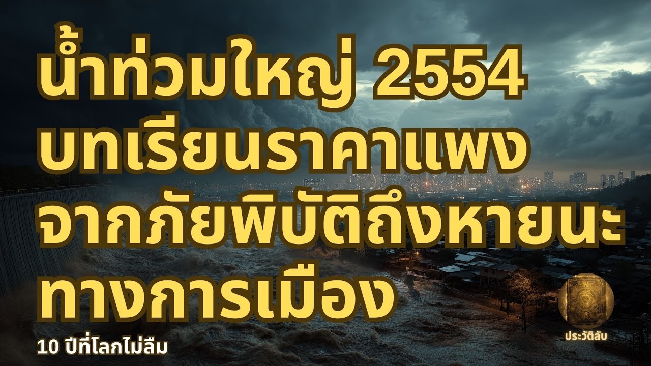 น้ำท่วมใหญ่ 2554: บทเรียนราคาแพง | จากภัยพิบัติถึงหายนะทางการเมือง | 10 ปีที่โลกไม่ลืม