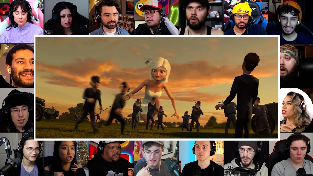 Opening Scene - Bride turns into Giant Monster | Monsters vs Aliens : 2009 | Reaction Mashup