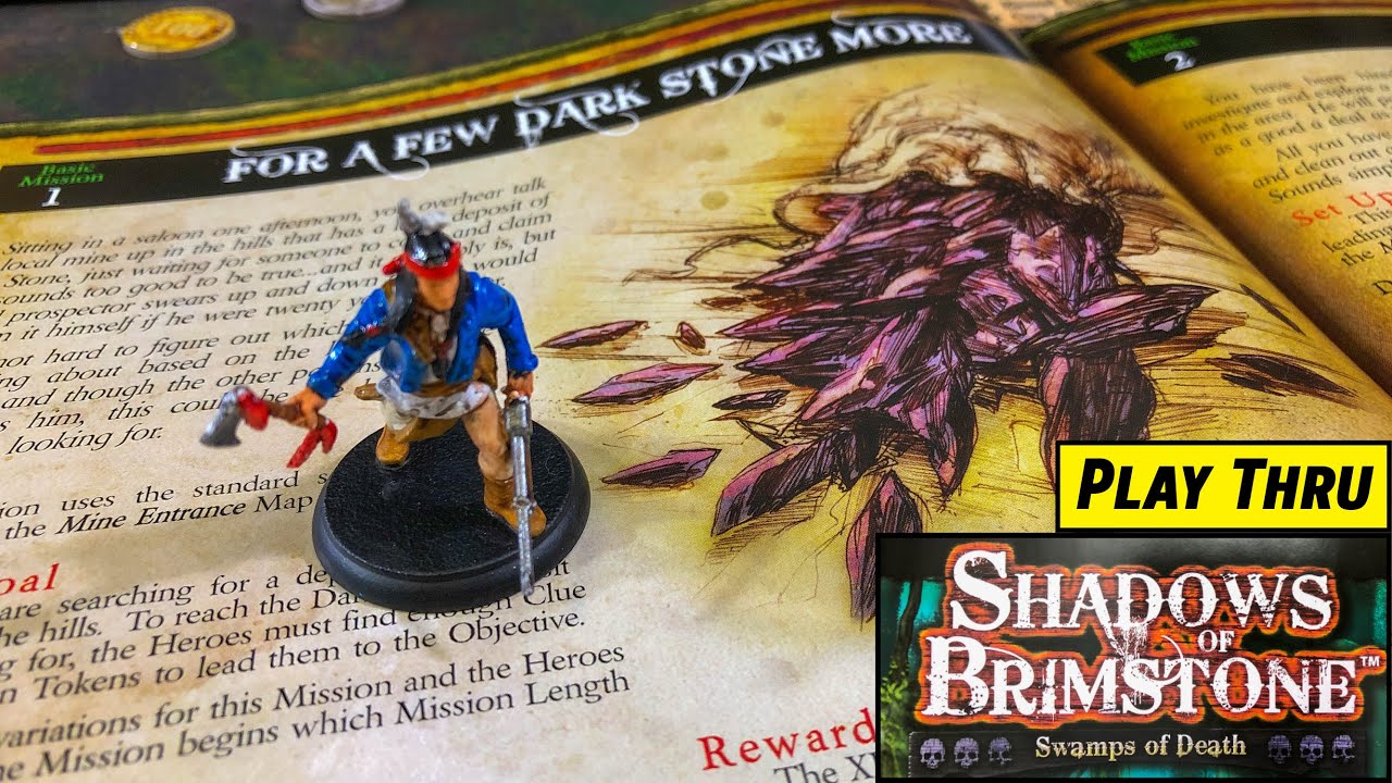 SHADOWS OF BRIMSTONE Solo Play - Scenario Basic 1 A Few Dark Stone More
