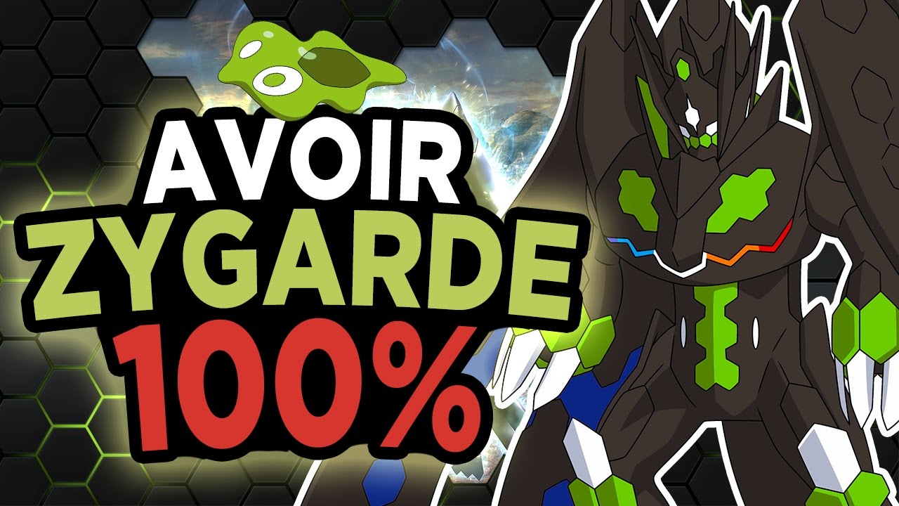 AVOIR ZYGARDE 100% dans POKÉMON SOLEIL LUNE