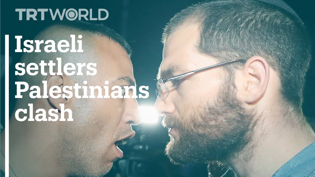 Clashes erupt between Palestinians and Israeli settlers during protests against settlement plans