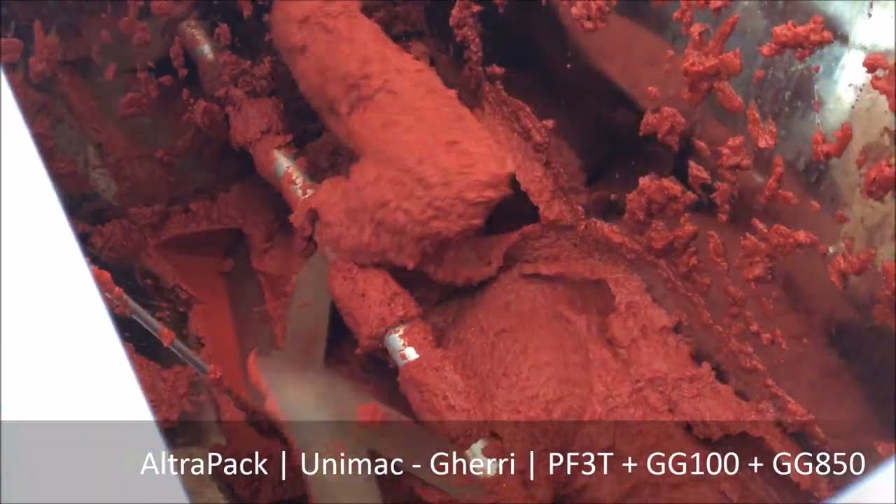 UNIMAC-GHERRI | Наполнитель томатной пасты PF3T + Укупорочная машина GG100