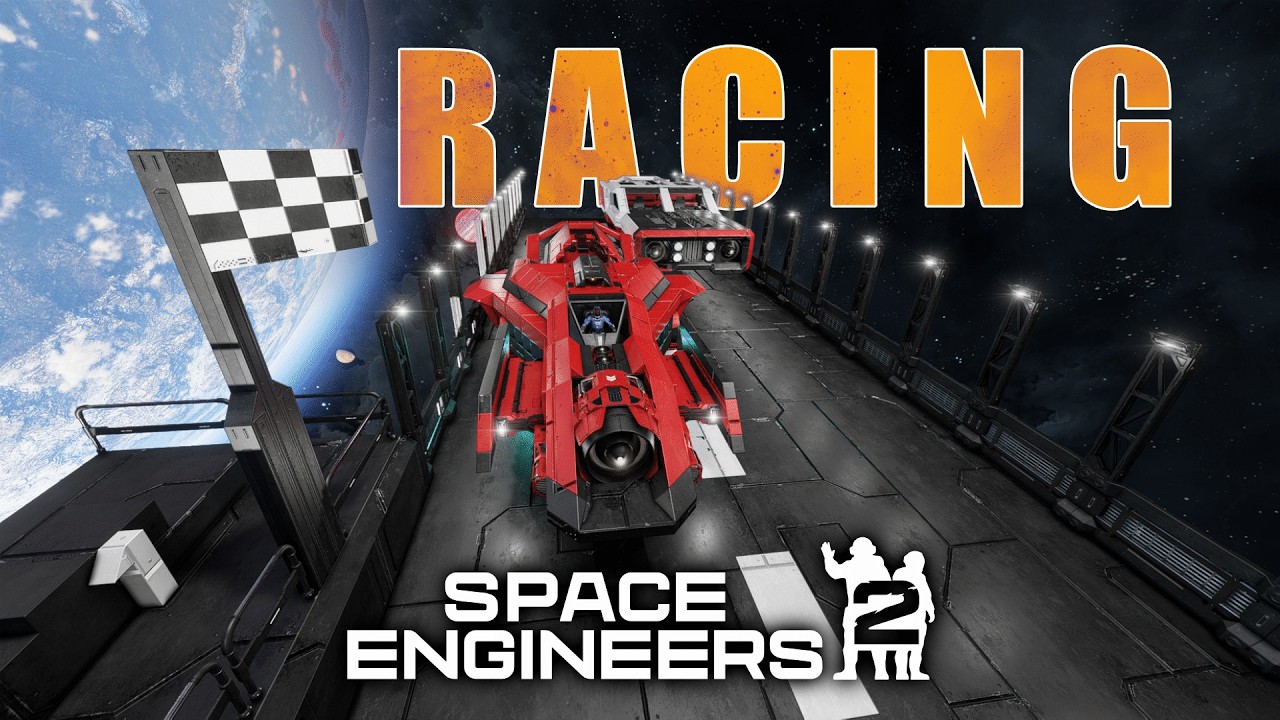 RACING In Space Engineers 2 — feat. Diggrok
