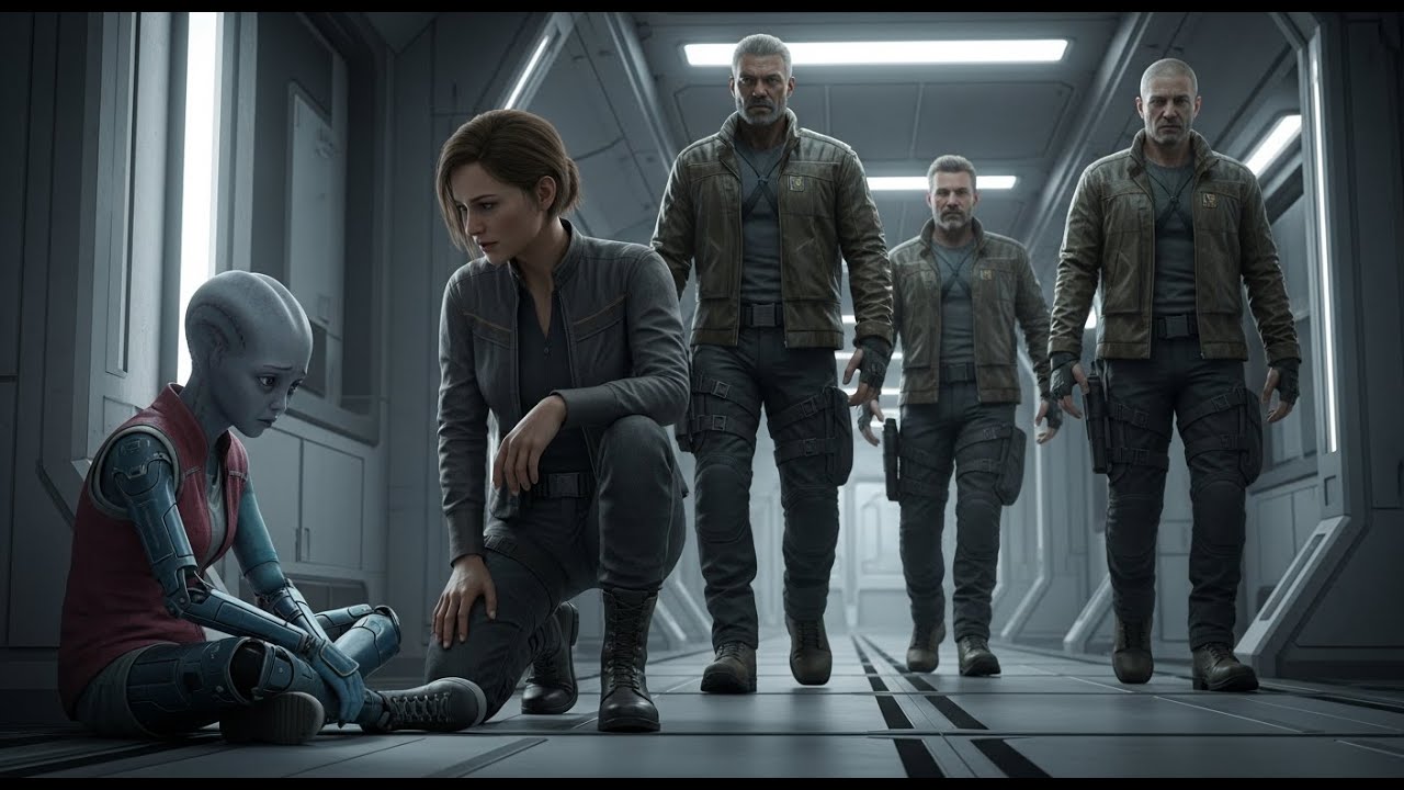 Bullies Struck a Disabled Alien Girl — An Hour Later, Human Veterans Walked In