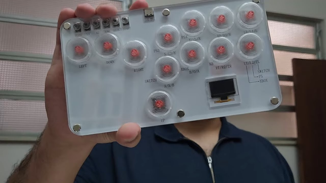 Controle para Jogos de luta Hitbox mais barata do AliExpress GP 2040 HAUTE42 - Primeiras Impressões