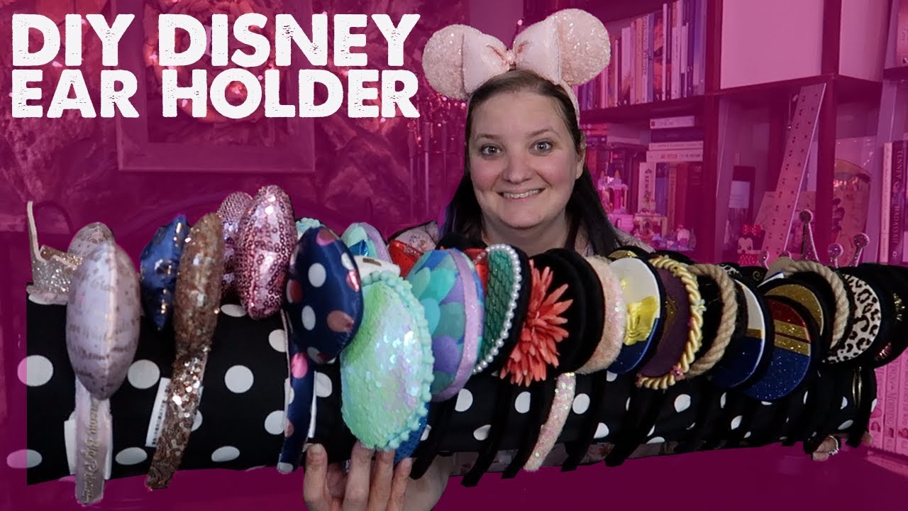 DIY Disney Ear Holder! No Sew, Easy To Make Disney Craft!
