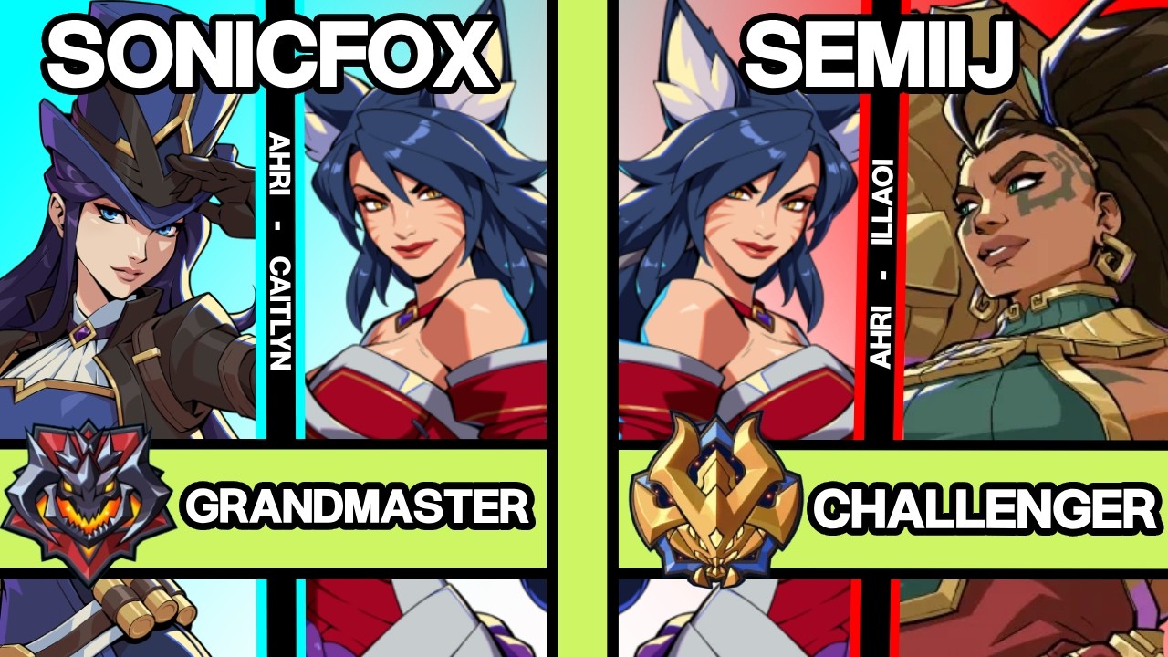 2XKO ▰ SONICFOX (Ahri-Caitlyn) vs SEMIIJ (Ahri-Illaoi) ▰ 2XKO Pro Replays