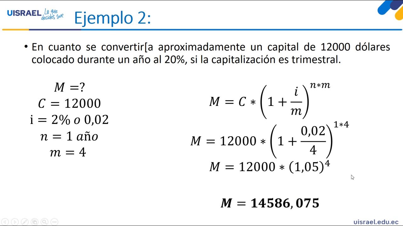 Matematica Financiera Semana 3 (Interés Compuesto)