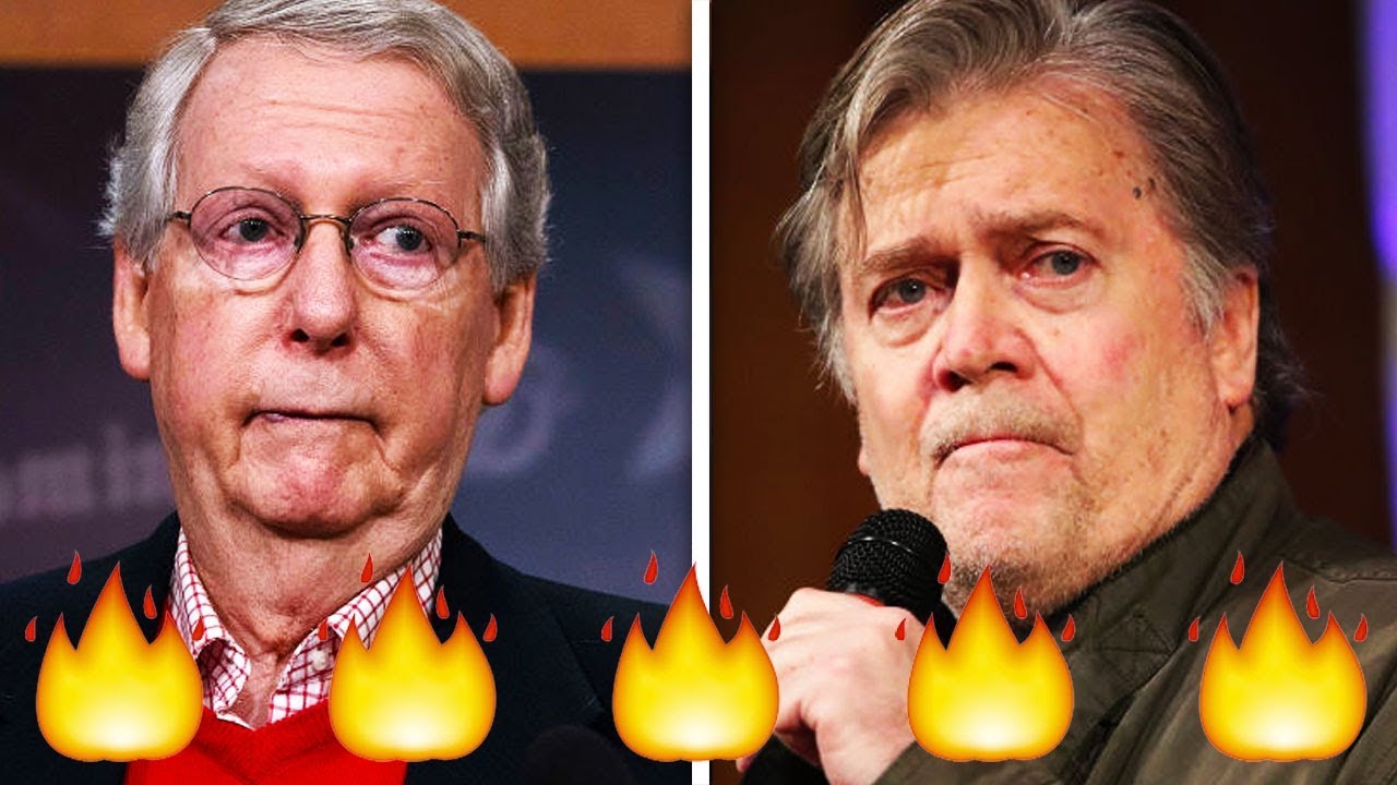 Mitch McConnell's SICK BURN On Steve Bannon