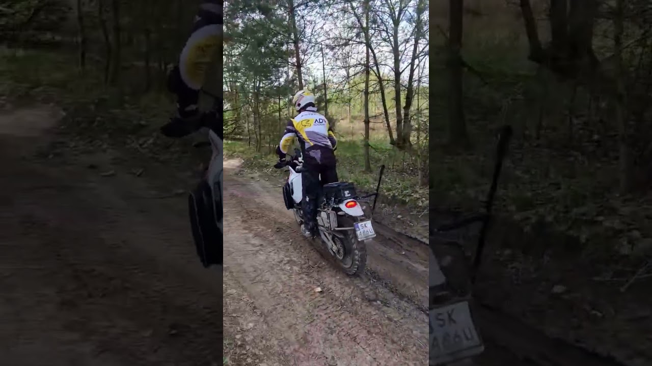 Turn Slide. Ciasne zawracanie z podparciem na dwie nogi. #enduro #adv #advriders #adventure