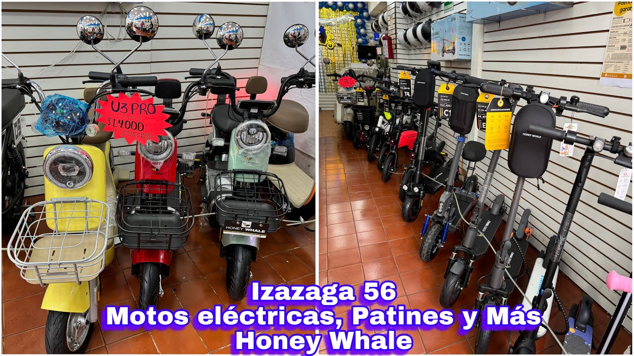 Motos Eléctricas en Izazaga 56 al 2x1 ?? HONEY WHALE CENTRO CDMX