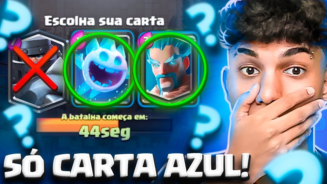 SÓ POSSO ESCOLHER CARTAS AZUIS NO MEGATORNEIO ESTRATÉGICO! *deu ruim?!*