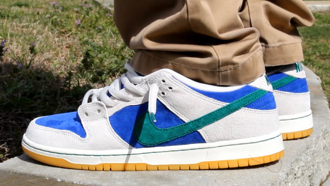 Nike SB Dunk Low Pro Phantom Malachite Hyper Royal Review and on Feet