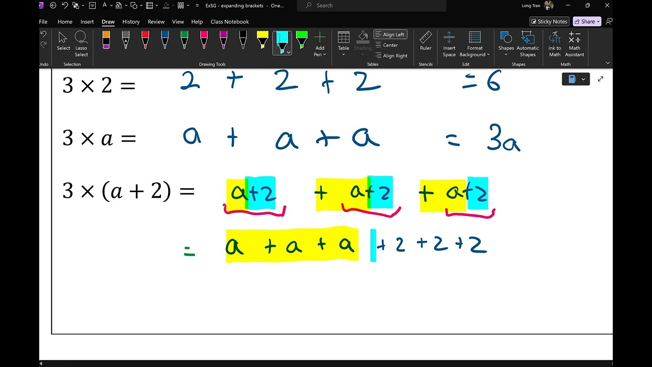 Ex5G expanding brackets class2