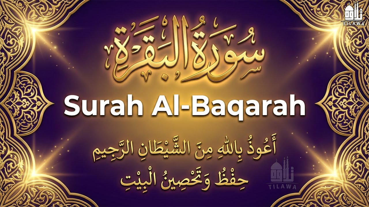 والله ما قرئت في بيت إلا وحلت فيه البركة! سورة البقرة كاملة بنية قضاء الحوائج والشفاء