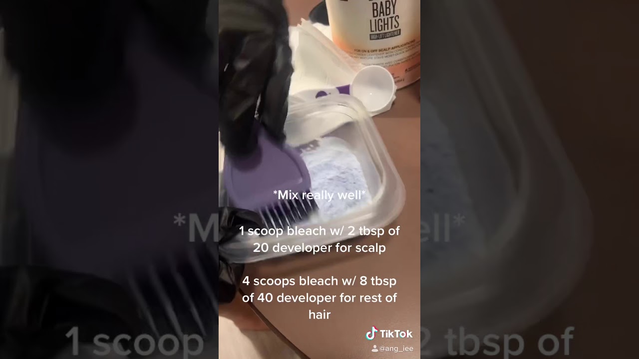 Ion Color Brilliance Purple Hair Dye with Bleached Hair