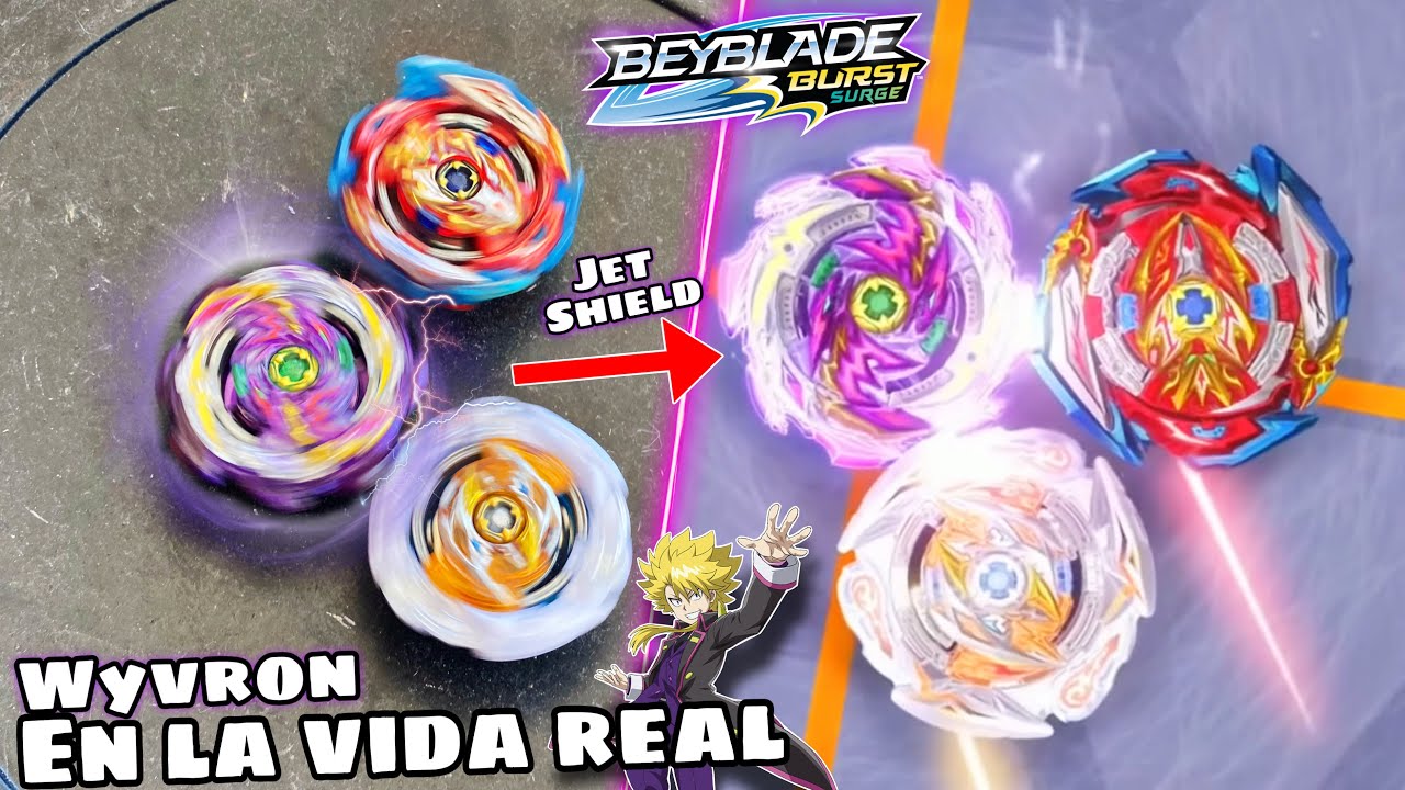 *TODOS LOS ATAQUES* DE WYVRON EN LA VIDA REAL | NeozBey #beybladeburst #beyblade