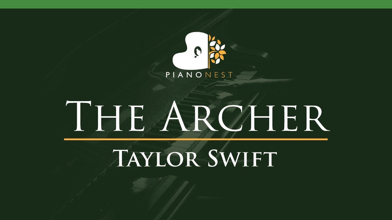 Taylor Swift - The Archer - LOWER Key (Piano Karaoke / Sing Along)