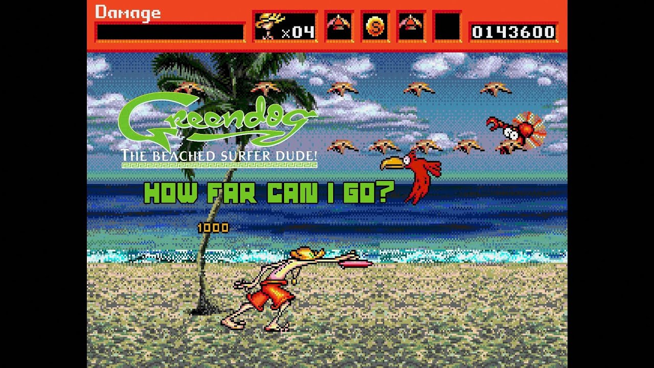 Greendog (Sega) - How far can I go before I'm game over?