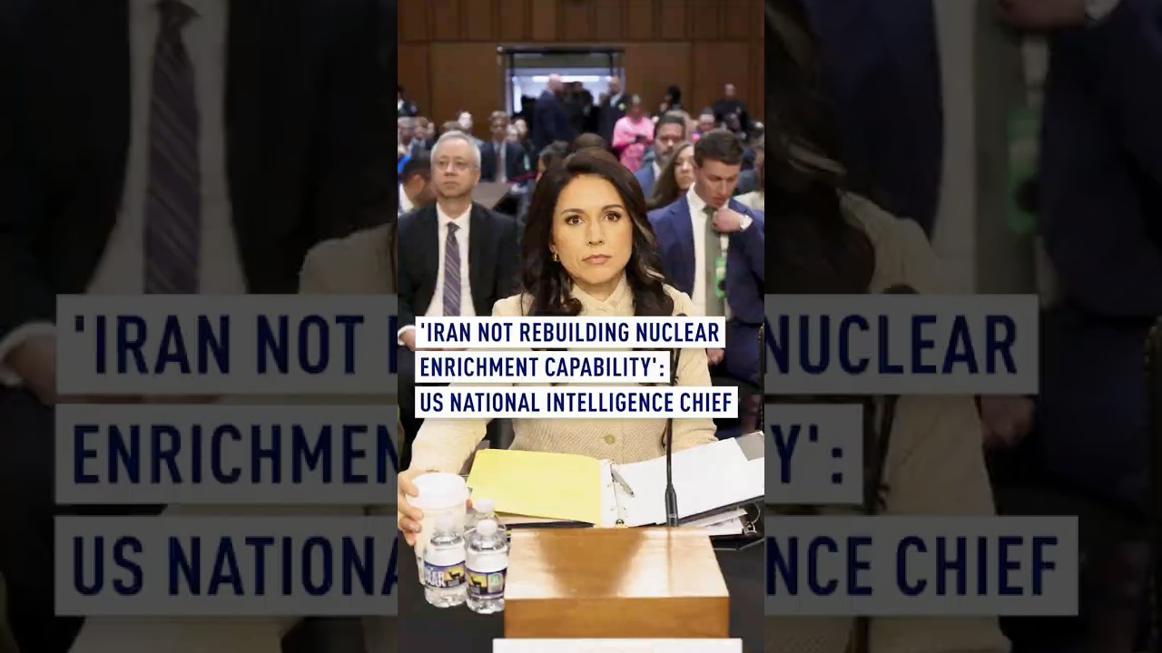 'Iran not rebuilding nuclear enrichment capability': US national intelligence chief