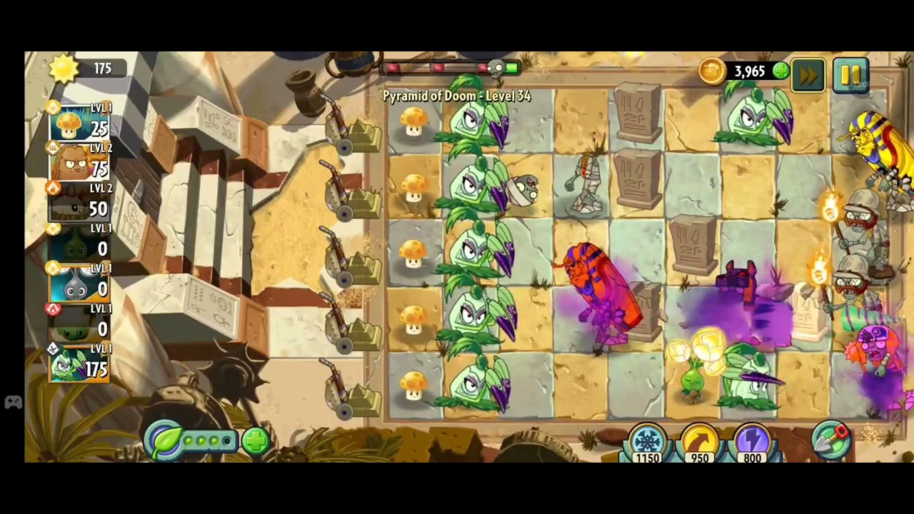 Plants vs zombies 2 endless lv 30-40