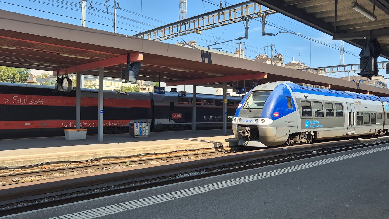 En voyage avec le Léman Express de Bellegarde à Genève