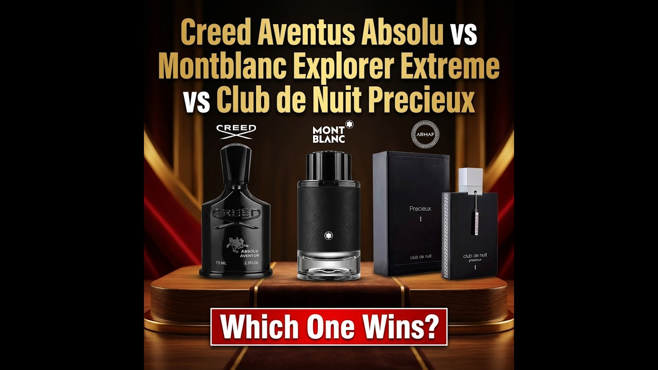 Creed Aventus Absolu vs Montblanc Explorer Extreme vs Club de Nuit Precieux | Which One Wins?