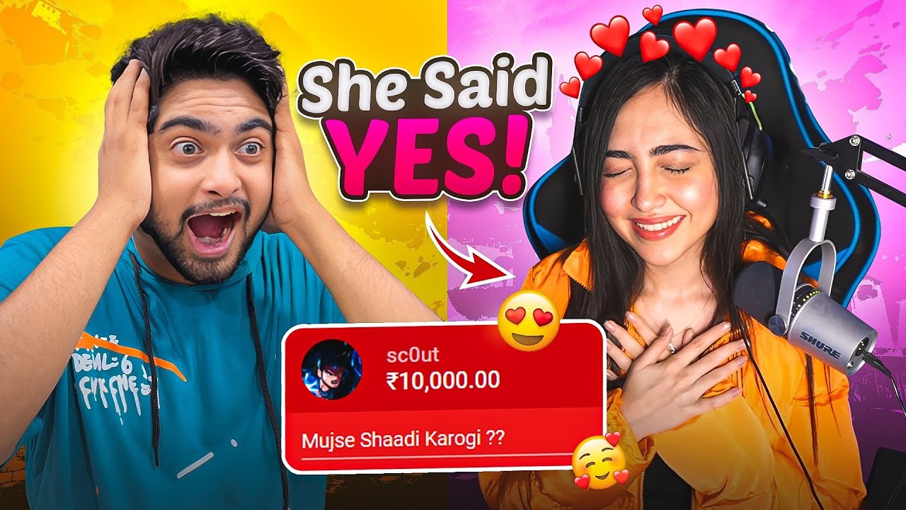 Scout Proposed Kaash on Livestream 😍