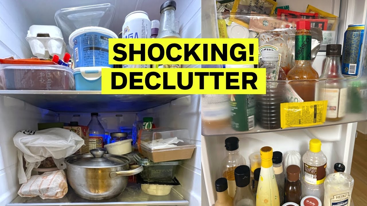 2 years of Fridge Clutter Gone in 30 Mins! 🤯 ULTIMATE CLEANING MOTIVATION