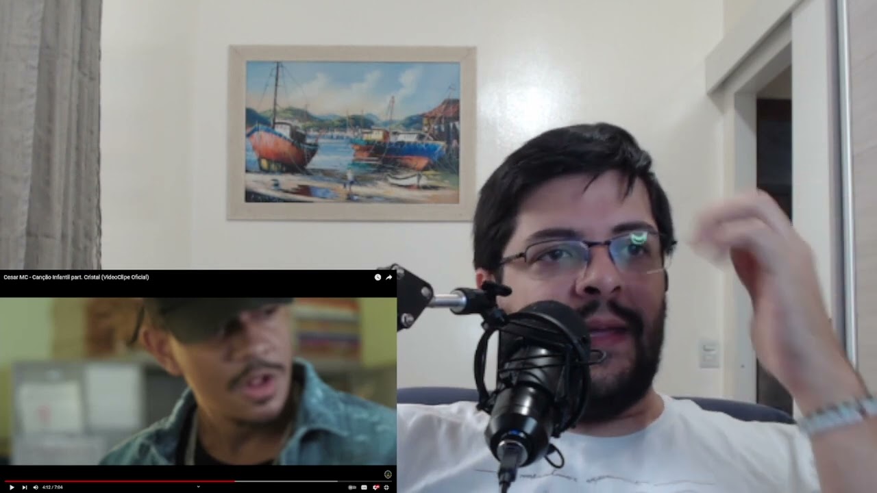 Descobrindo a Música #08 - Cesar MC - Canção Infantil part. Cristal (REACT)