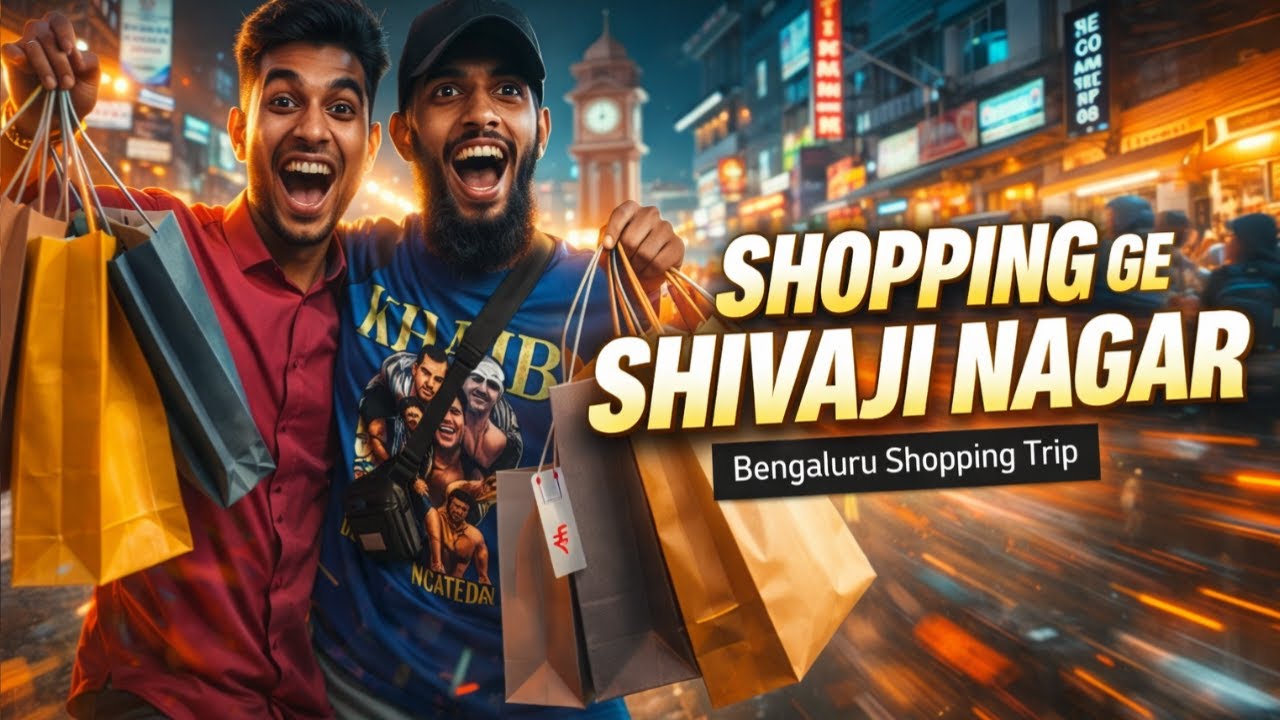 SHOPPING GE SHIVAJI NAGAR || @SouthVibesKannada #kannadavlogs #kannada #shopping #bengaluru