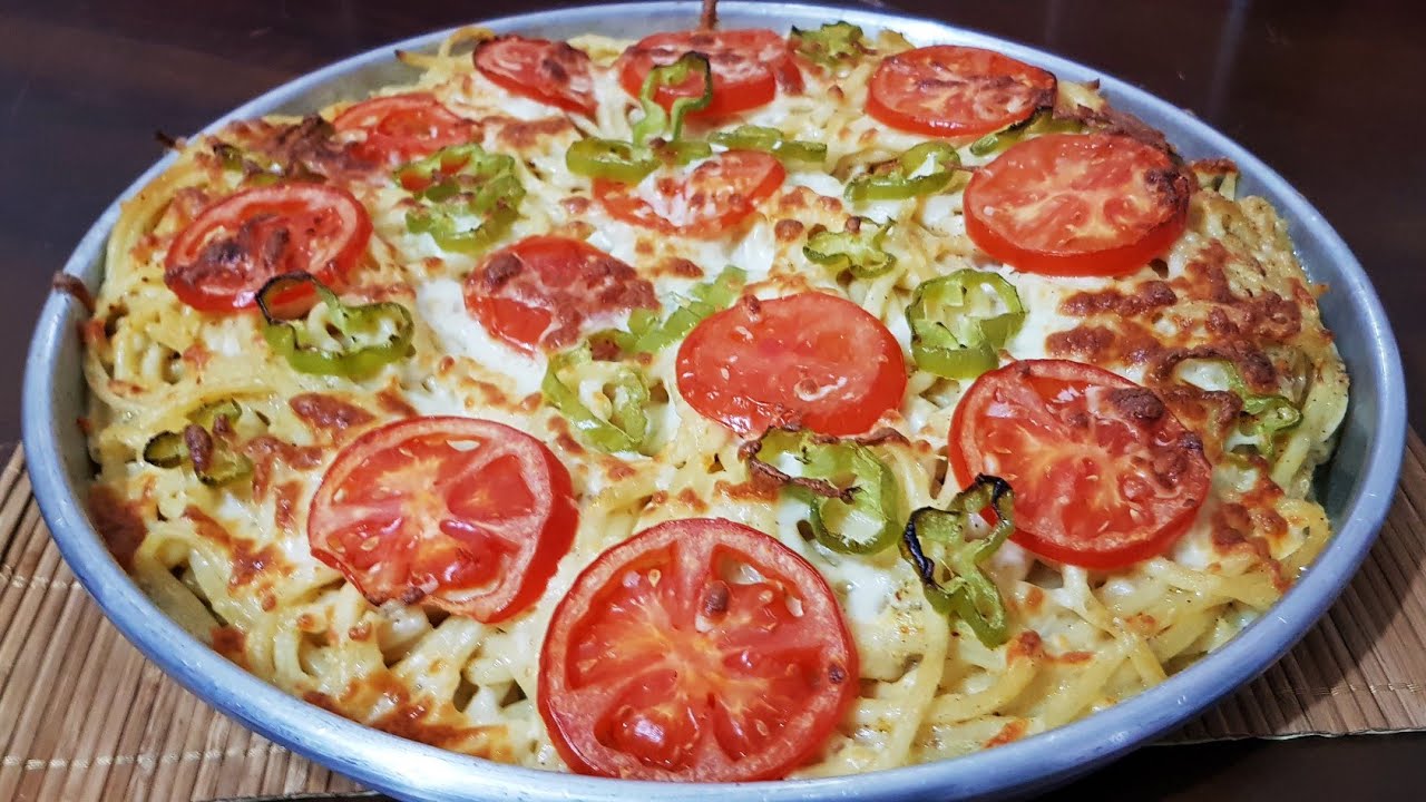 معكرونة بالبيض بألذ نكهة ومكونات قليلة ولا أطيب 👌🏼👩‍🍳