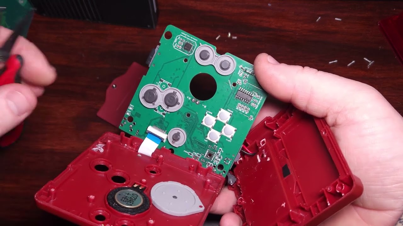 Funkey S GBA SP Clone Teardown: Motherboard Close-Up!