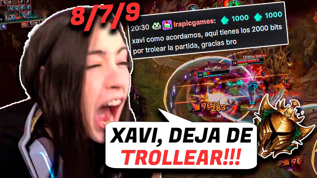 XAVI LE TROLLEA LA SUBIDA A ORO DE NISSA POR 2K BITS!!! 🤑🤬|| MEJORES MOMENTOS 😎