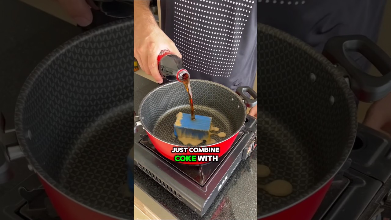 I mixed coke and soap! The result surprised me #shorts #lifehack #tips #coke #soap #experiment