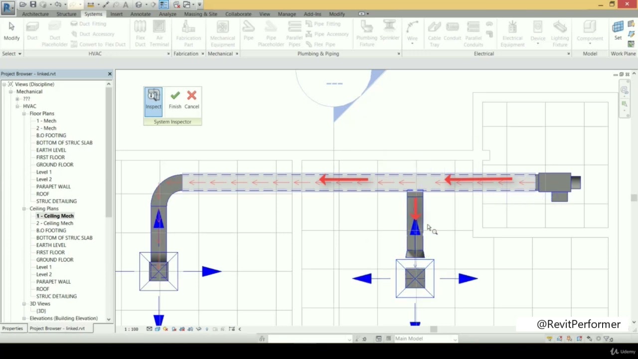 Revit MEP _Mechanical_Adding Piping And Equipment