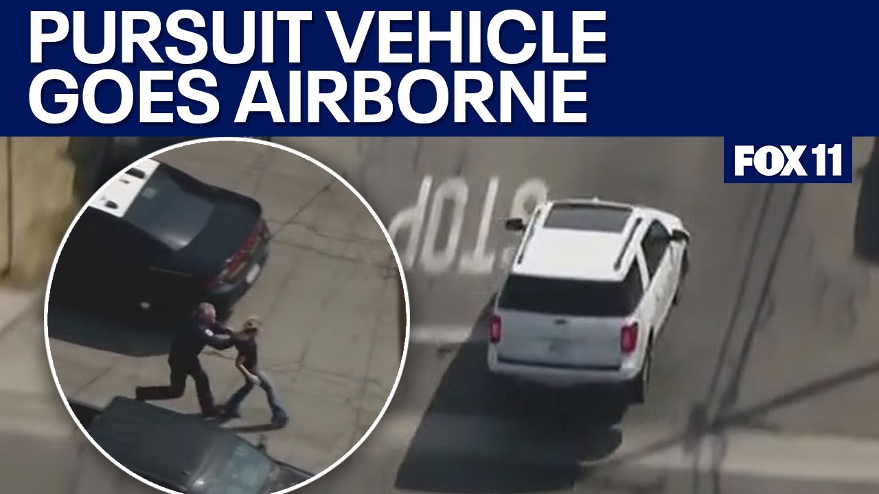 Wild chase of high-speed pursuit suspect