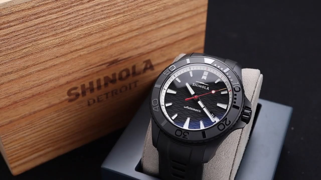 New Shinola Monster Black with Ceramic Bezel!