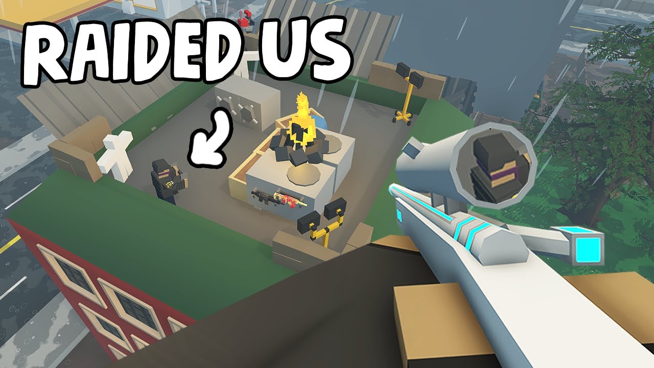 Мы отомстили им за рейд на нашу базу (Unturned)